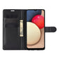 For Samsung Galaxy A02s Litchi Texture Horizontal Flip Protective Case with Holder & Card Slots & Wallet