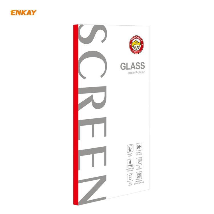 For Samsung Galaxy S30 ENKAY Hat-Prince Full Glue 0.26mm 9H 2.5D Tempered Glass Full Coverage Film Support Fingerprint Unlock