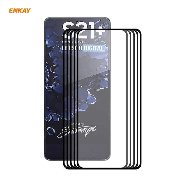 For Samsung Galaxy S30+ ENKAY Hat-Prince Full Glue 0.26mm 9H 2.5D Tempered Glass Full Coverage Film Support Fingerprint Unlock