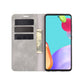 For Samsung Galaxy A52 5G  Retro-skin Business Magnetic Suction Leather Case with Holder & Card Slots & Wallet