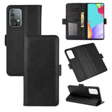 For Samsung Galaxy A52 5G  Dual-side Magnetic Buckle Horizontal Flip Leather Case with Holder & Card Slots & Wallet