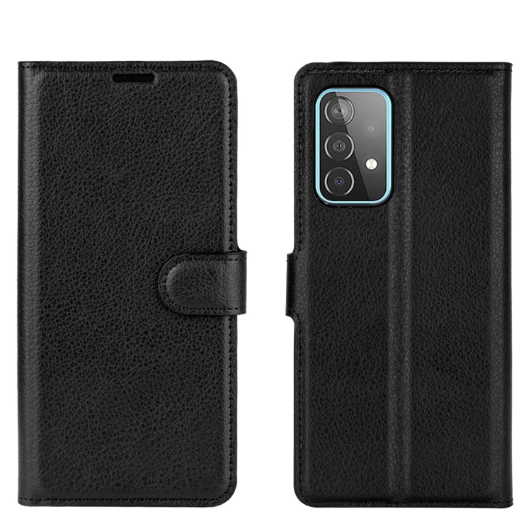 For Samsung Galaxy A52 5G Litchi Texture Horizontal Flip Protective Case with Holder & Card Slots & Wallet