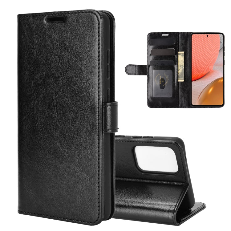 For Samsung Galaxy A72 5G  R64 Texture Single Horizontal Flip Protective Case with Holder & Card Slots & Wallet& Photo Frame