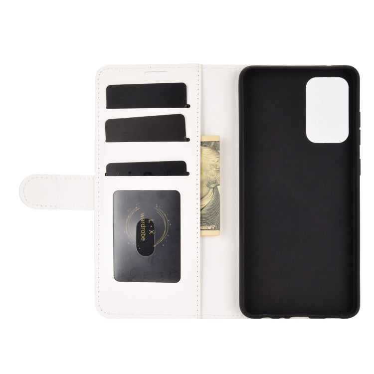 For Samsung Galaxy A72 5G  R64 Texture Single Horizontal Flip Protective Case with Holder & Card Slots & Wallet& Photo Frame