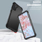 PC+ Silicone Three-piece Anti-drop Mobile Phone Protective Back Cover