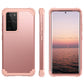 PC+ Silicone Three-piece Anti-drop Mobile Phone Protective Back Cover