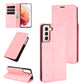 For Samsung Galaxy S21 Plus Retro-skin Business Magnetic Suction Leather Case with Holder & Card Slots & Wallet