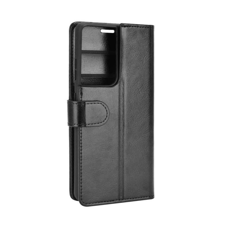 For Samsung Galaxy S21 Ultra R64 Texture Single Horizontal Flip Protective Case with Holder & Card Slots & Wallet& Photo Frame