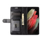 For Samsung Galaxy S21 Ultra R64 Texture Single Horizontal Flip Protective Case with Holder & Card Slots & Wallet& Photo Frame