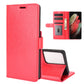 For Samsung Galaxy S21 Ultra R64 Texture Single Horizontal Flip Protective Case with Holder & Card Slots & Wallet& Photo Frame