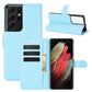 For Samsung Galaxy S21 Ultra 5G Litchi Texture Horizontal Flip Protective Case with Holder & Card Slots & Wallet