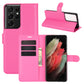 For Samsung Galaxy S21 Ultra 5G Litchi Texture Horizontal Flip Protective Case with Holder & Card Slots & Wallet