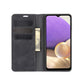 For Samsung Galaxy A32 5G Retro-skin Business Magnetic Suction Leather Case with Holder & Card Slots & Wallet