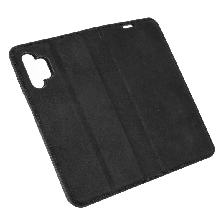 For Samsung Galaxy A32 5G Retro-skin Business Magnetic Suction Leather Case with Holder & Card Slots & Wallet