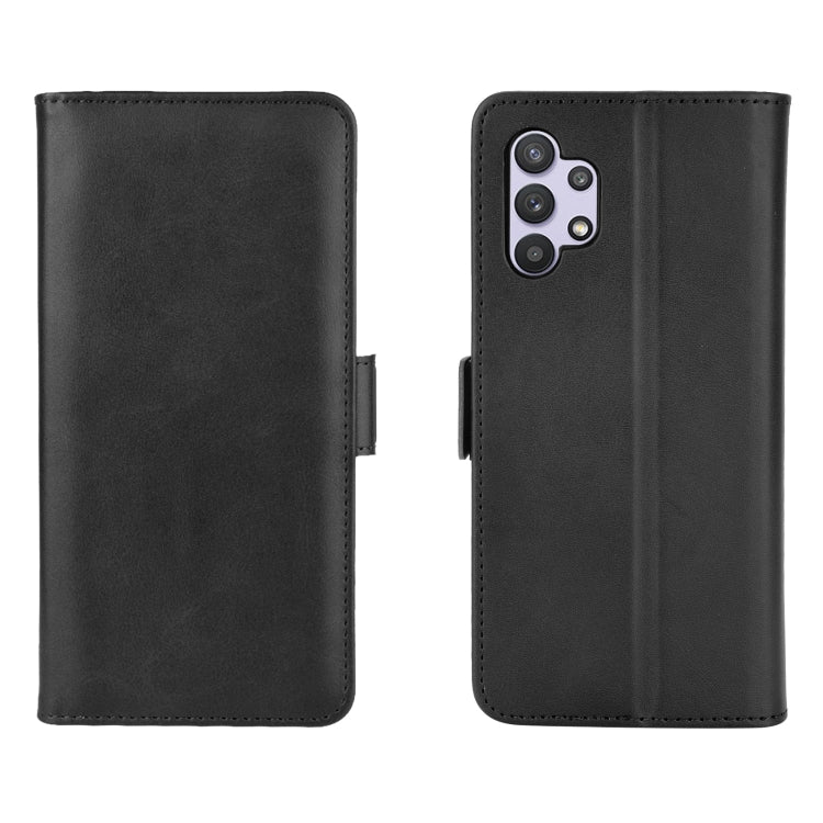 For Samsung Galaxy A32 5G Dual-side Magnetic Buckle Horizontal Flip Leather Case with Holder & Card Slots & Wallet