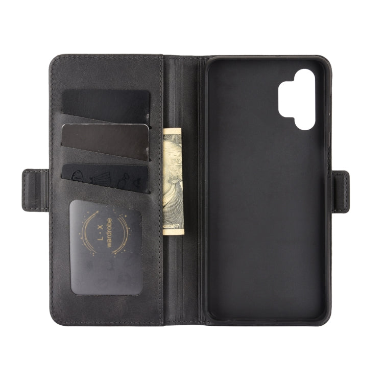 For Samsung Galaxy A32 5G Dual-side Magnetic Buckle Horizontal Flip Leather Case with Holder & Card Slots & Wallet