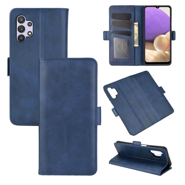 For Samsung Galaxy A32 5G Dual-side Magnetic Buckle Horizontal Flip Leather Case with Holder & Card Slots & Wallet