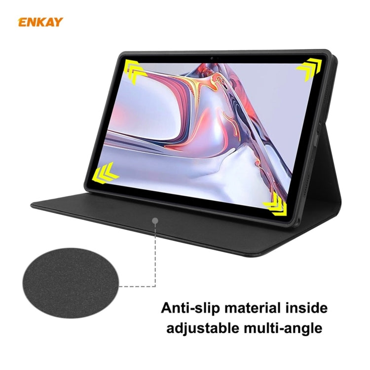 ENKAY ENK-8027 Texture Cow PU Leather + TPU Smart Case for Samsung Galaxy Tab A7 10.4 2020 T500 / T505