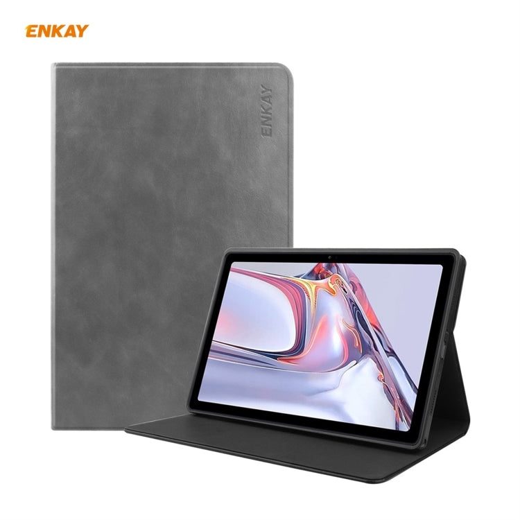 ENKAY ENK-8027 Texture Cow PU Leather + TPU Smart Case for Samsung Galaxy Tab A7 10.4 2020 T500 / T505