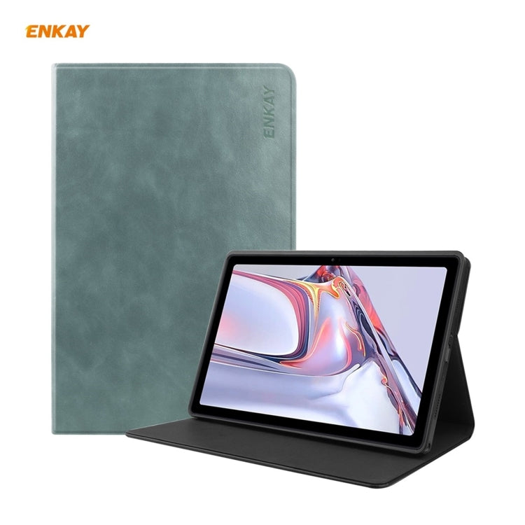ENKAY ENK-8027 Texture Cow PU Leather + TPU Smart Case for Samsung Galaxy Tab A7 10.4 2020 T500 / T505