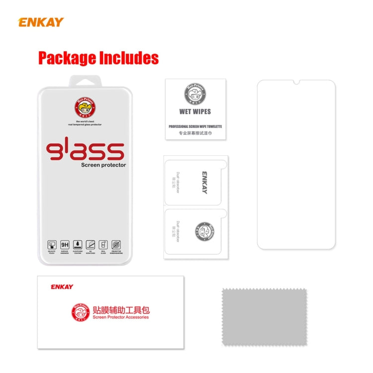 ENKAY Hat-Prince 0.26mm 9H 2.5D Curved Edge Tempered Glass Film