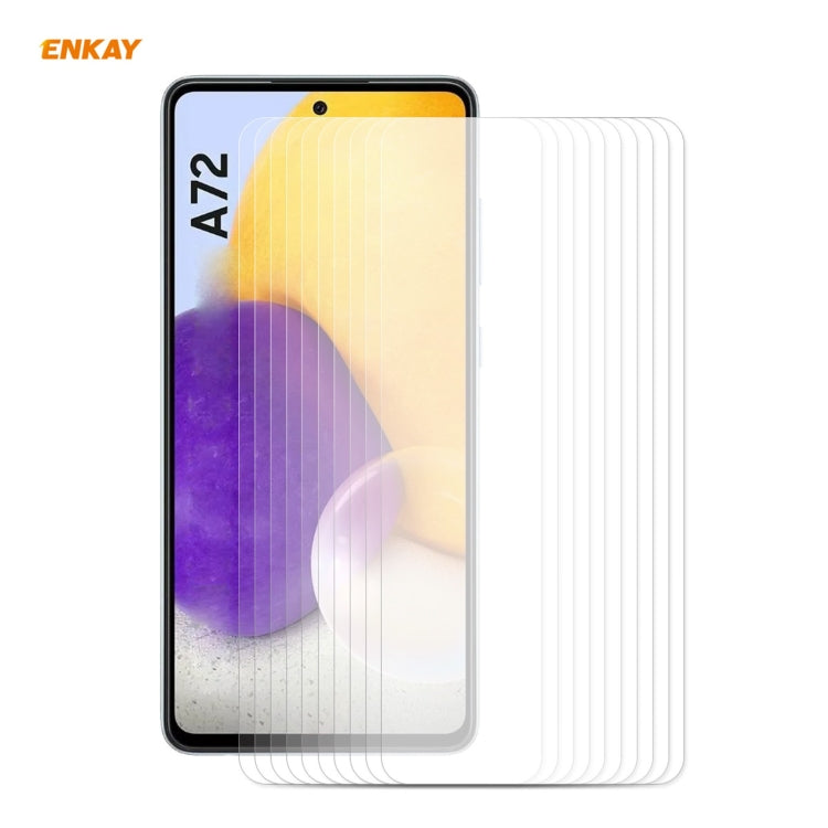 10 PCS ENKAY Hat-Prince 0.26mm 9H 2.5D Curved Edge Tempered Glass Film