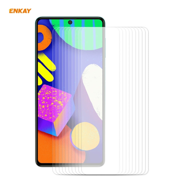 10 PCS ENKAY Hat-Prince 0.26mm 9H 2.5D Curved Edge Tempered Glass Film