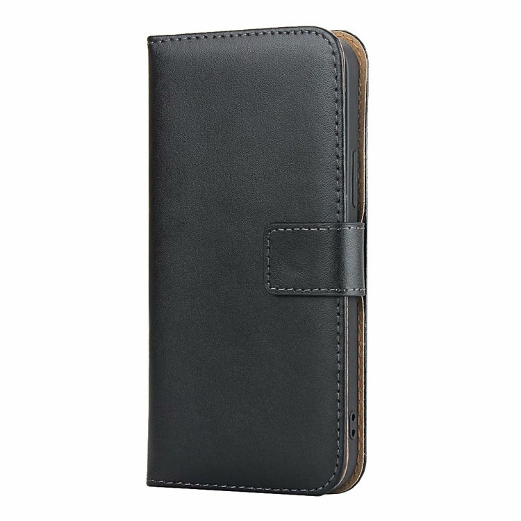 Plain Texture Cowhide Leather Horizontal Flip Case with Magnetic Clasp & Holder & Card Slots & Wallet