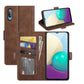 For Samsung Galaxy A02/M02 Dual-side Magnetic Buckle Horizontal Flip Leather Case with Holder & Card Slots & Wallet