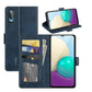 For Samsung Galaxy A02/M02 Dual-side Magnetic Buckle Horizontal Flip Leather Case with Holder & Card Slots & Wallet