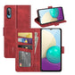 For Samsung Galaxy A02/M02 Dual-side Magnetic Buckle Horizontal Flip Leather Case with Holder & Card Slots & Wallet