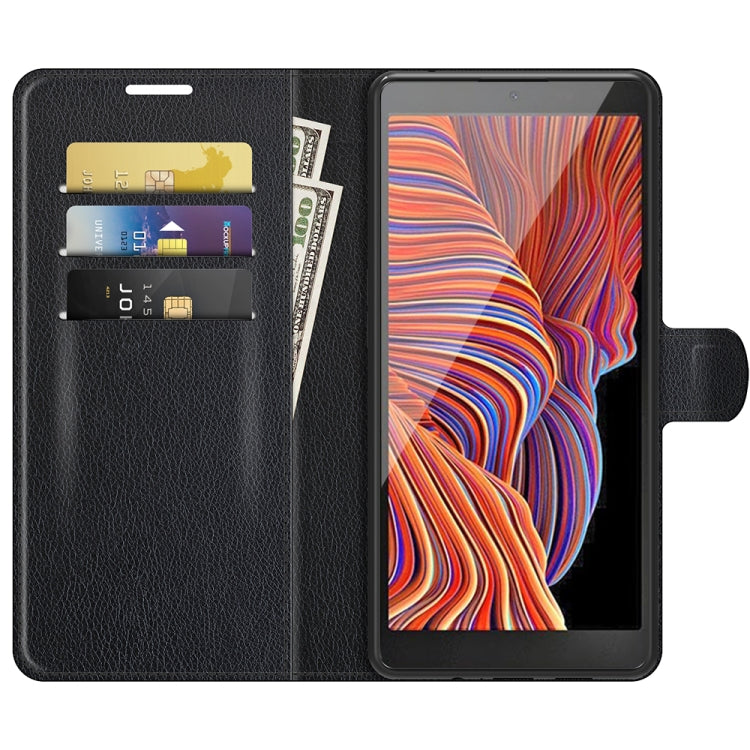 For Samsung Galaxy Xcover 5 / Xcover 5S Litchi Texture Horizontal Flip Protective Case with Holder & Card Slots & Wallet