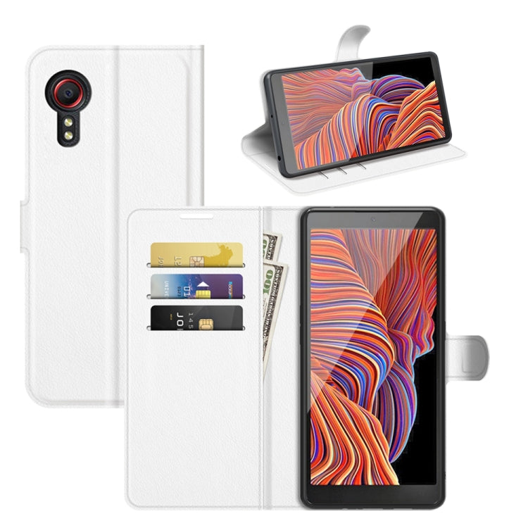 For Samsung Galaxy Xcover 5 / Xcover 5S Litchi Texture Horizontal Flip Protective Case with Holder & Card Slots & Wallet