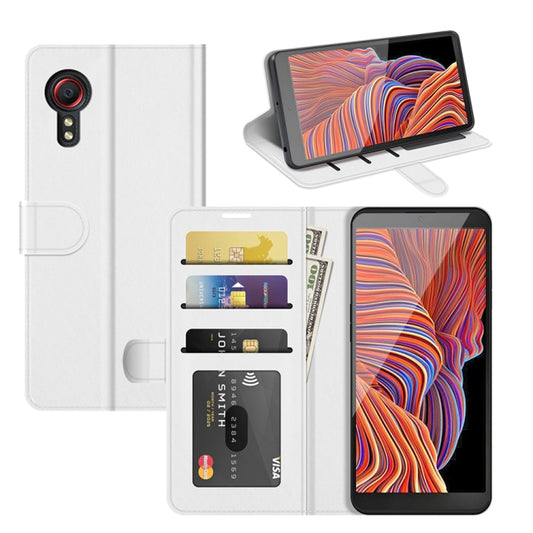 For Samsung Galaxy Xcover 5 / Xcover 5S R64 Texture Single Horizontal Flip Protective Case with Holder & Card Slots & Wallet& Photo Frame