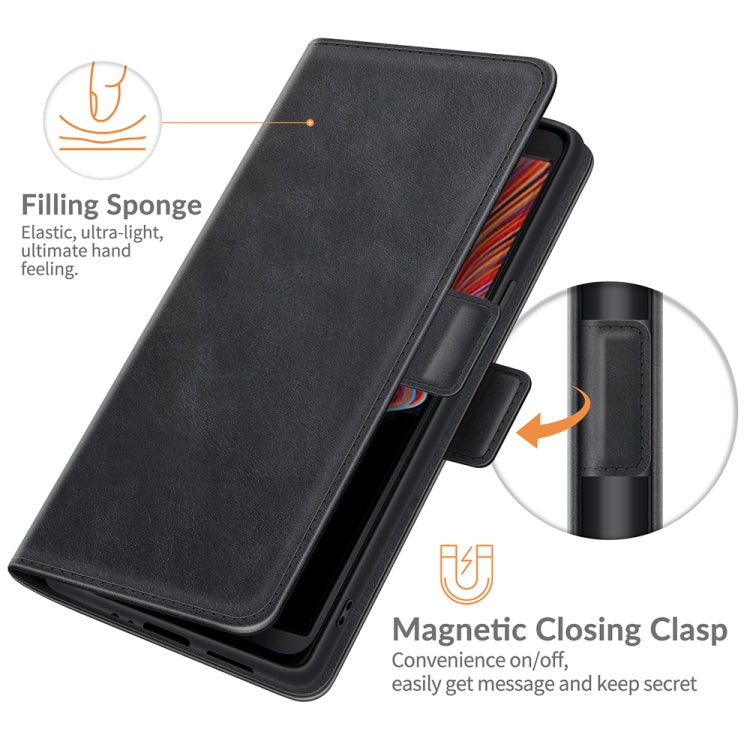 For Samsung Galaxy Xcover 5 / Xcover 5S Dual-side Magnetic Buckle Horizontal Flip Leather Case with Holder & Card Slots & Wallet