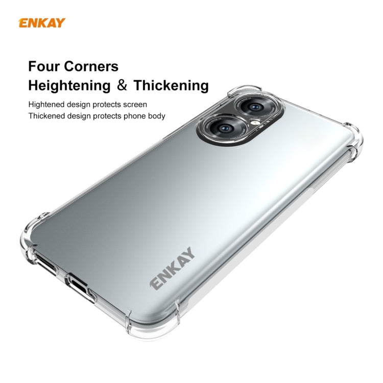 Hat-Prince ENKAY Clear TPU Soft Anti-slip Cover Shockproof Case