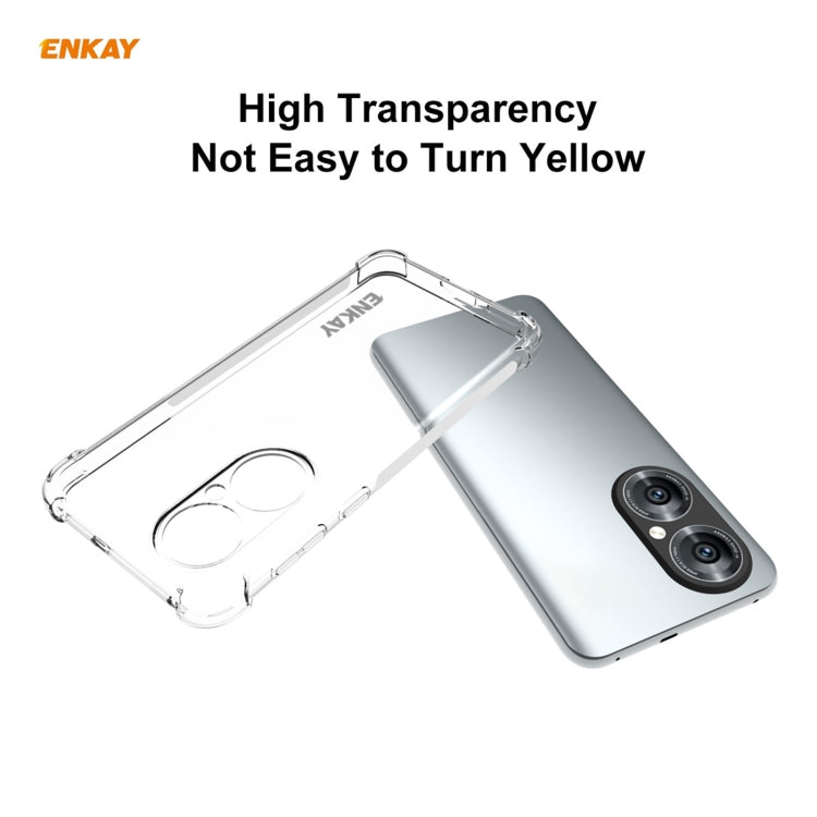 Hat-Prince ENKAY Clear TPU Soft Anti-slip Cover Shockproof Case
