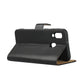 Leather Horizontal Flip Holster for Samsung Galaxy A40 with Magnetic Clasp and Bracket and Card Slot and Wallet