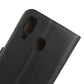Leather Horizontal Flip Holster for Samsung Galaxy A40 with Magnetic Clasp and Bracket and Card Slot and Wallet