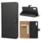 Leather Horizontal Flip Holster for Samsung Galaxy A70 with Magnetic Clasp and Bracket and Card Slot and Wallet