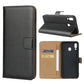 Leather Horizontal Flip Holster for Samsung Galaxy M20 with Magnetic Clasp and Bracket and Card Slot and Wallet