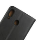 Leather Horizontal Flip Holster for Samsung Galaxy M20 with Magnetic Clasp and Bracket and Card Slot and Wallet