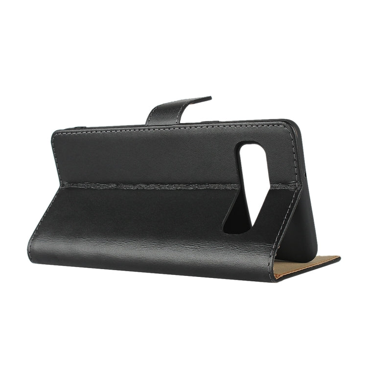 Leather Horizontal Flip Holster for Samsung Galaxy S10 5G with Magnetic Clasp and Bracket and Card Slot and Wallet