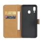 Leather Horizontal Flip Holster for Samsung Galaxy A30/A20 with Magnetic Clasp and Bracket and Card Slot and Wallet