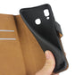 Leather Horizontal Flip Holster for Samsung Galaxy A30/A20 with Magnetic Clasp and Bracket and Card Slot and Wallet