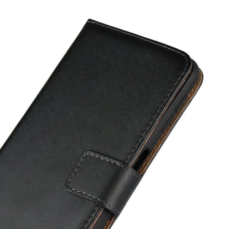 Leather Horizontal Flip Holster for Samsung Galaxy A7 2018/A750 with Magnetic Clasp and Bracket and Card Slot and Wallet