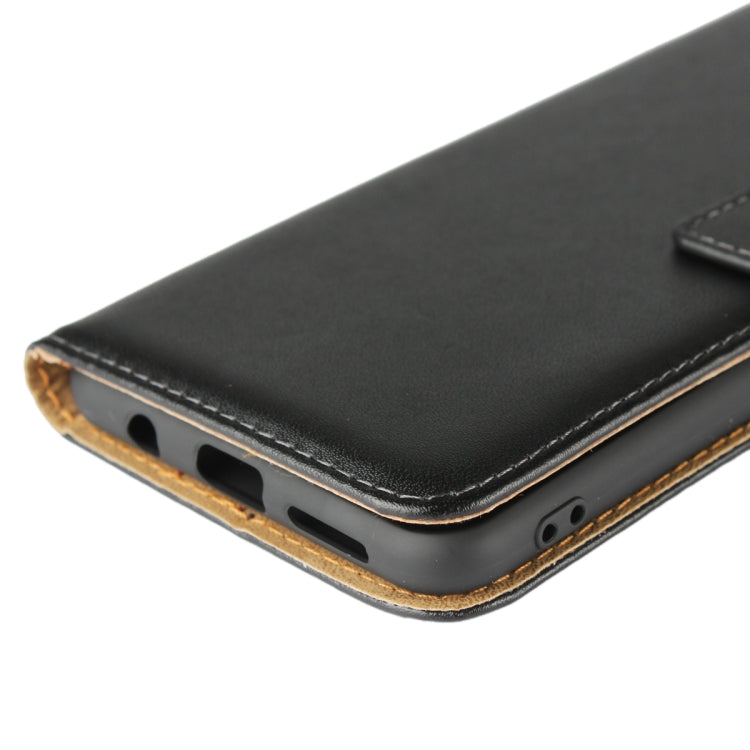 Leather Horizontal Flip Holster for Samsung Galaxy A7 2018/A750 with Magnetic Clasp and Bracket and Card Slot and Wallet
