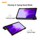 ENKAY PU Leather + Plastic Case with Three-folding Holder for Samsung Galaxy Tab A7 Lite T220 / T225