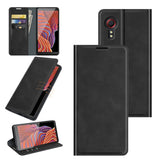 For Samsung Galaxy Xcover 5 / Xcover 5S Retro-skin Business Magnetic Suction Leather Case with Holder & Card Slots & Wallet