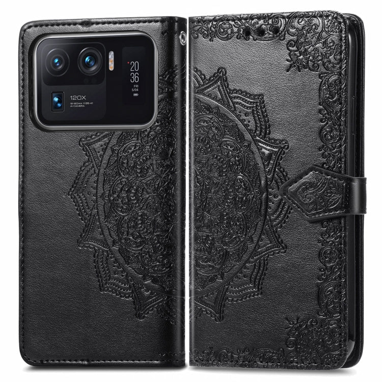Mandala Embossing Pattern Horizontal Flip Leather Case with Holder & Card Slots & Wallet & Lanyard